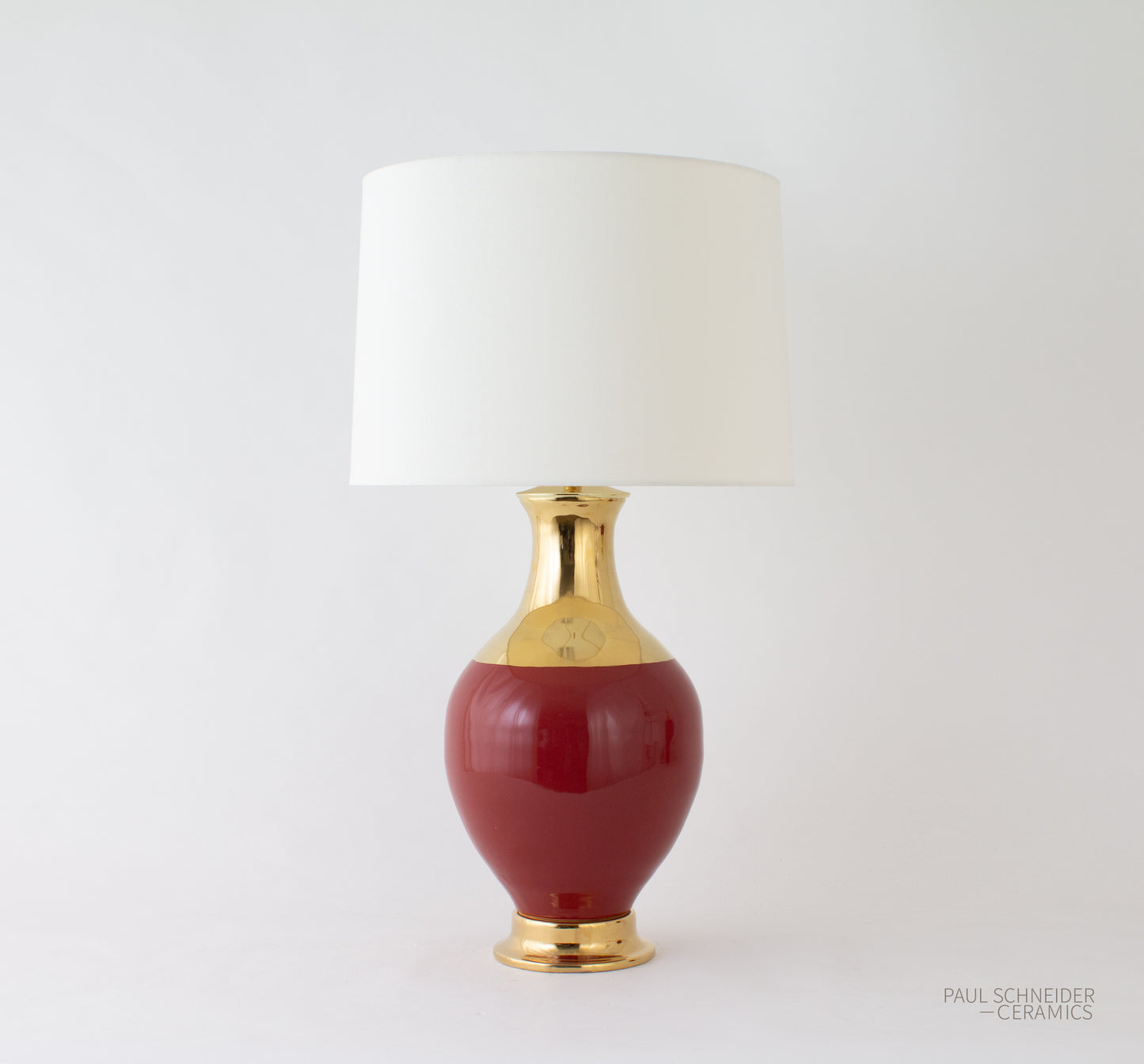ATHENS | Rouge + Gold Lustre Neck