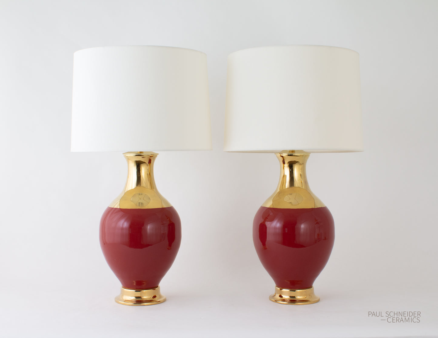ATHENS | Rouge + Gold Lustre Neck