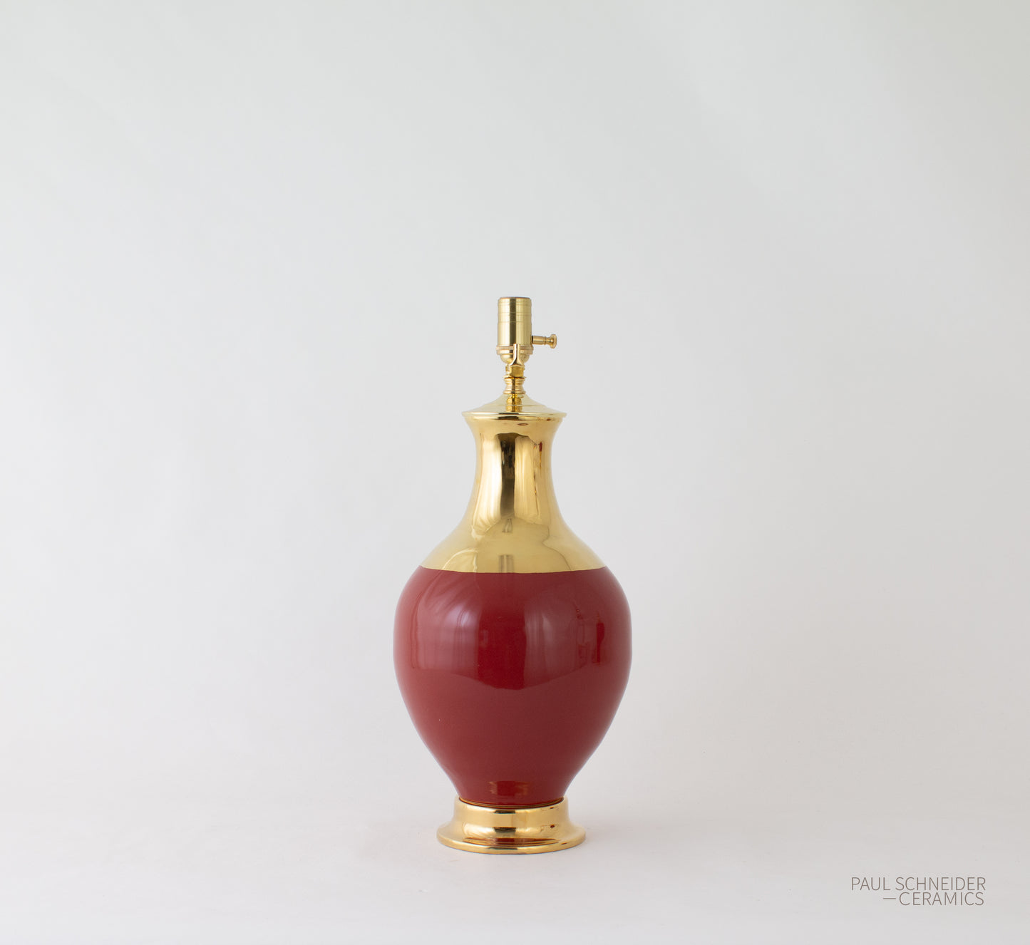 ATHENS | Rouge + Gold Lustre Neck