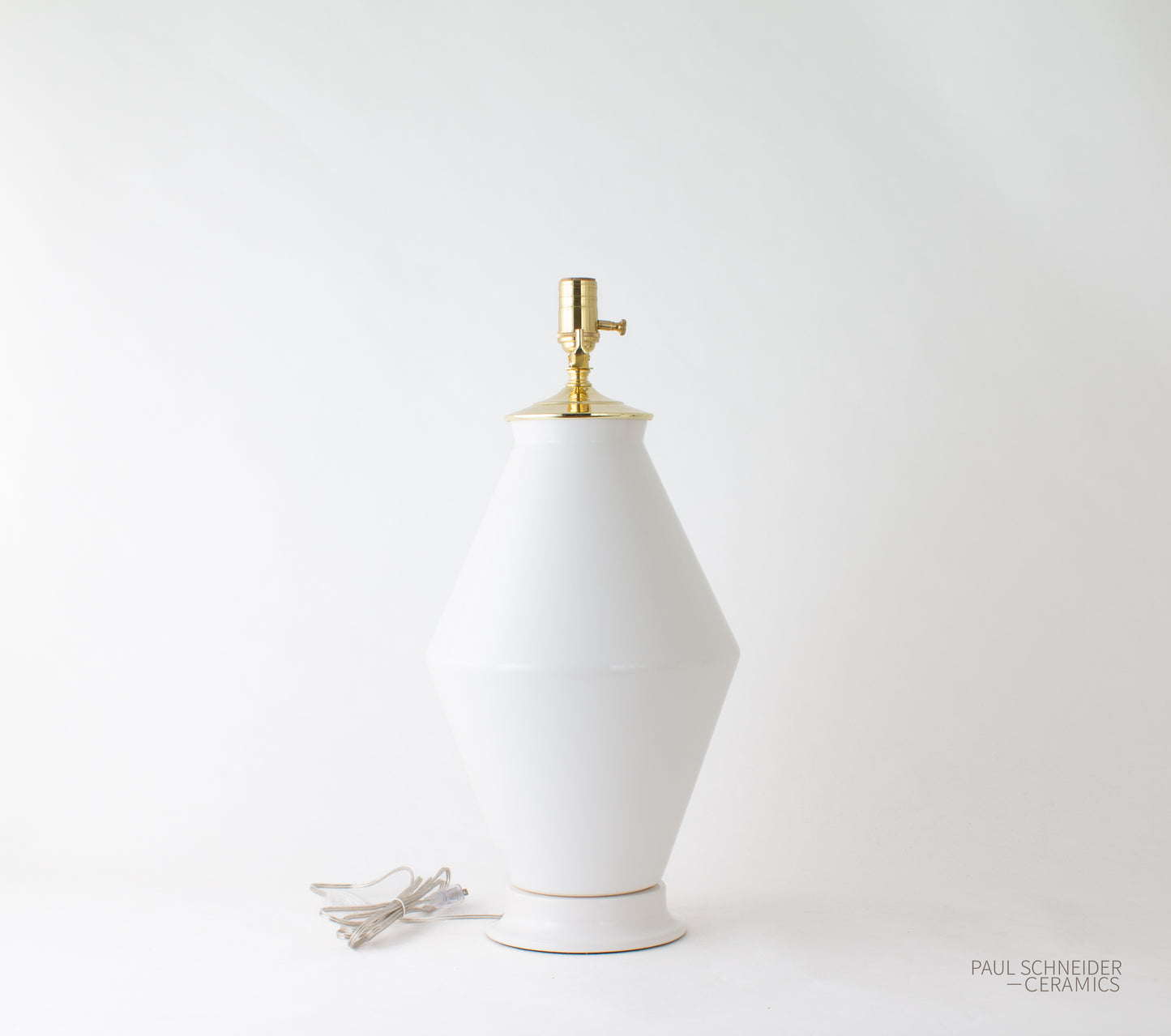 BRINKLEY | Glossy Solid | White