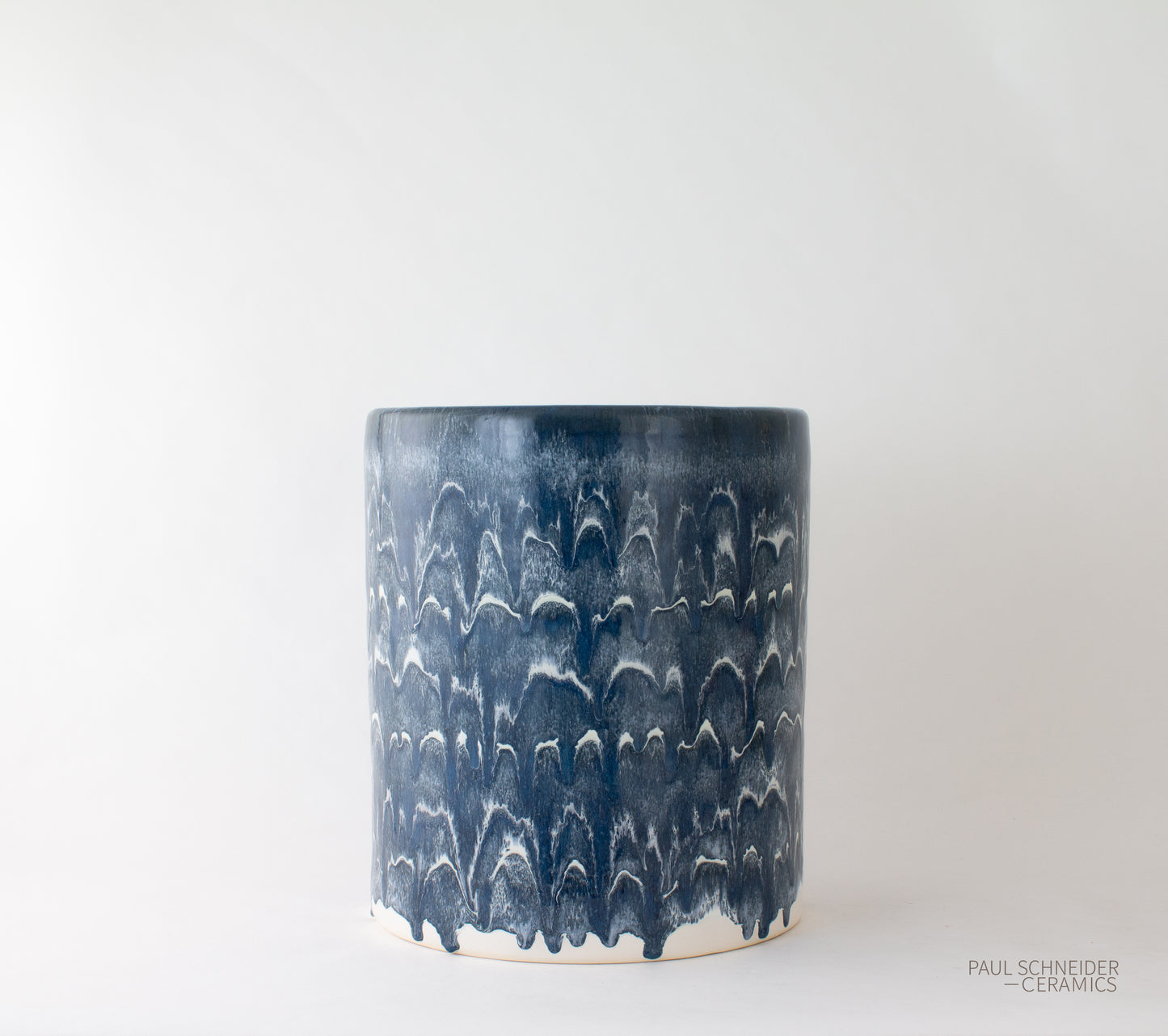 Cylindrical | Drip Banded | Navy