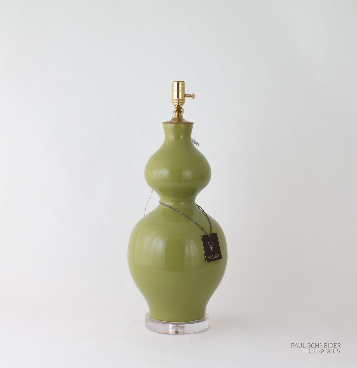 DOUBLE GOURD | Glossy Solid | Moss Green (Single)