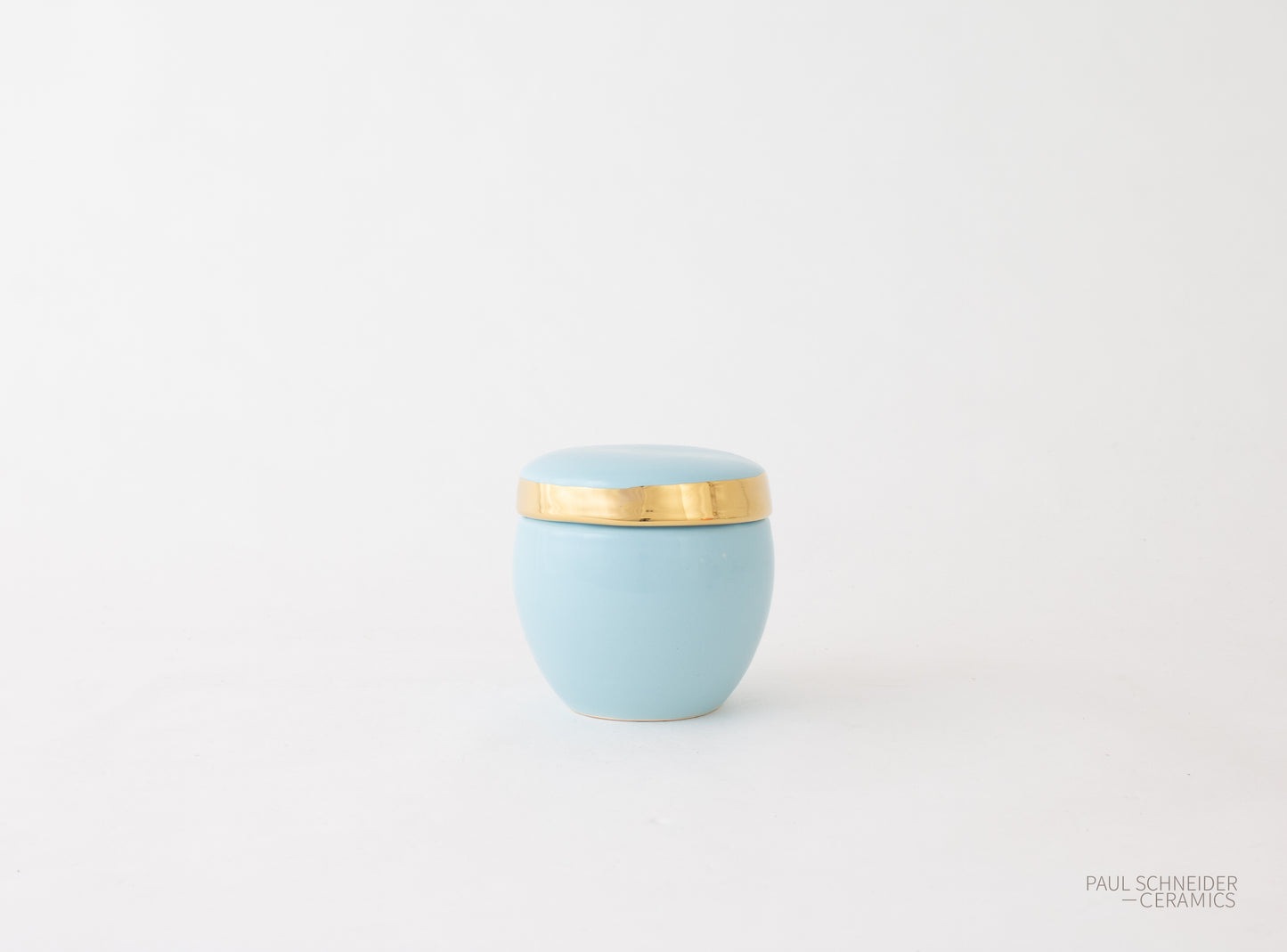 Jar | Jar #2 - Sky Blue + Gold Luster