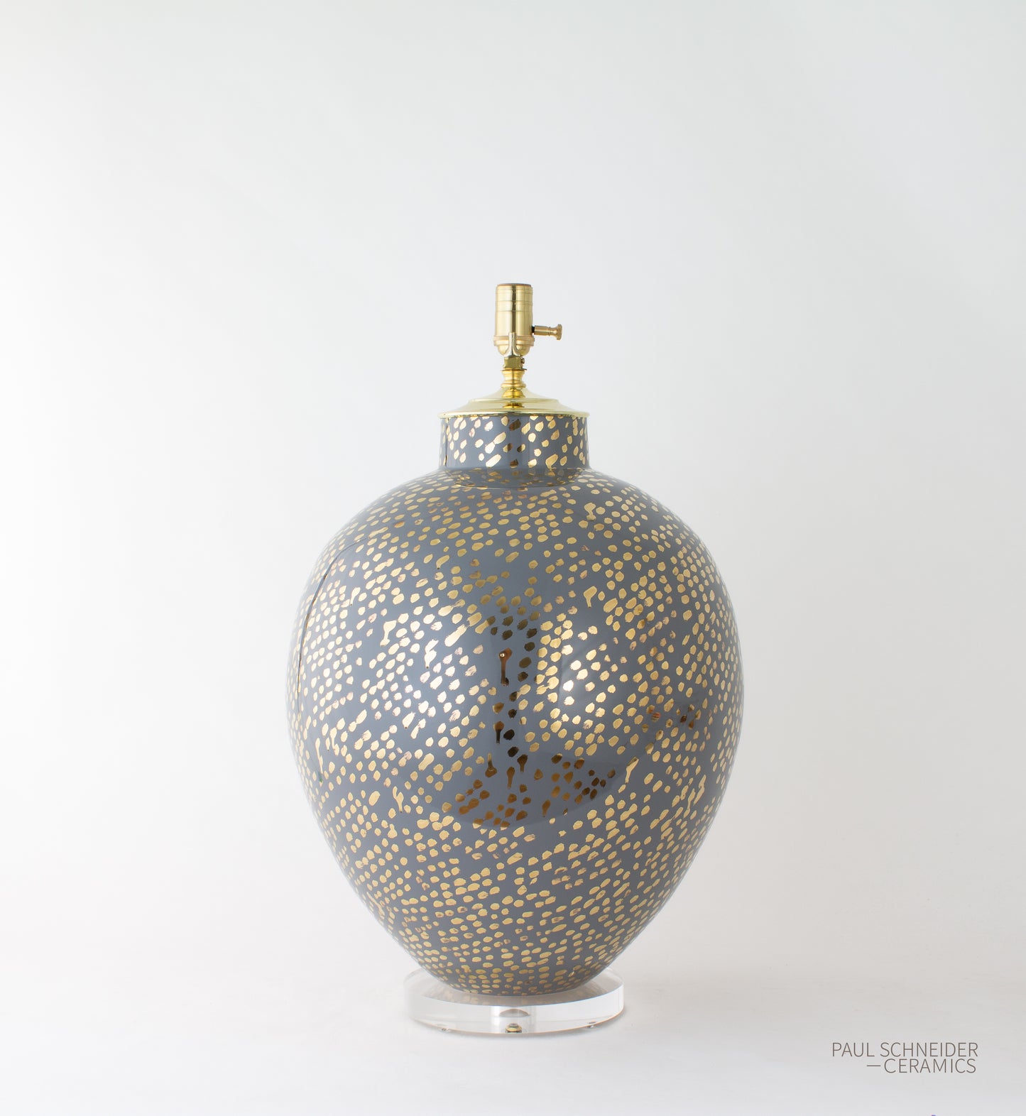 VALENTINE LARGE | Dappled | Grey + Gold