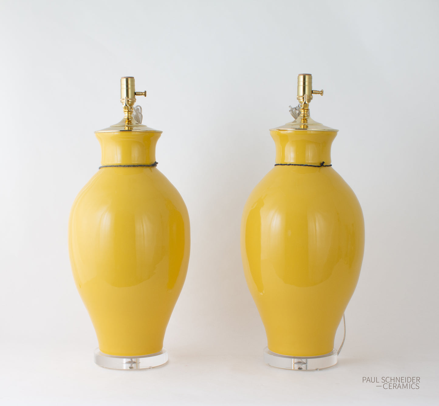MATAGORDA | Glossy Solid | Mustard (Pair)
