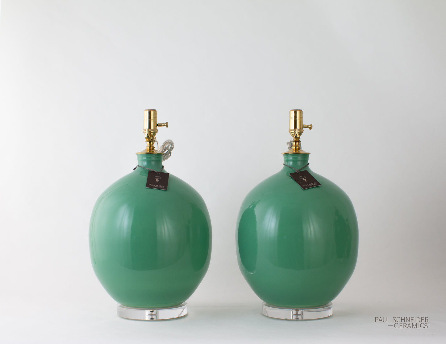 MARFA Round | Glossy Solid | Green (Pair)