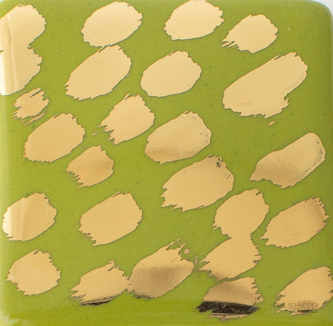 Sample - Lustre / Dappled / Olive + Gold