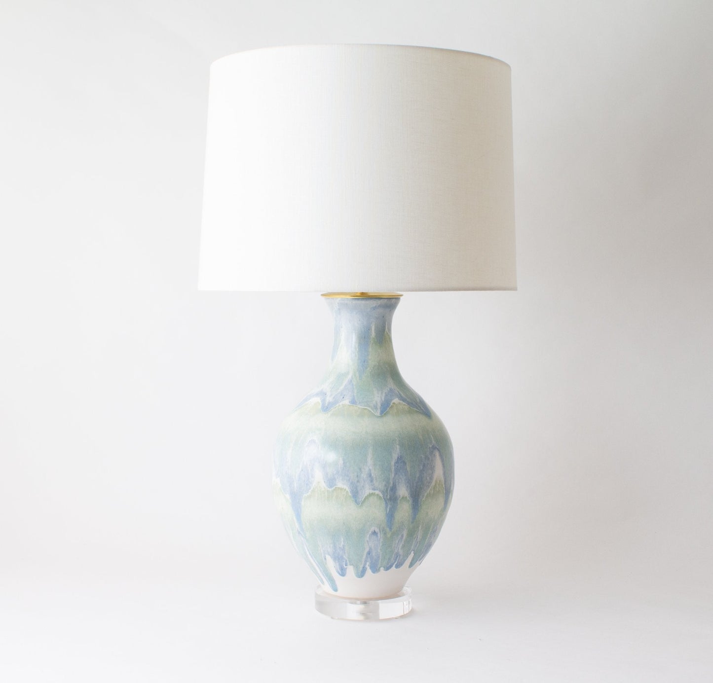 ATHENS | Drip Banded | Celadon + Powder Blue (#6145) - Athens