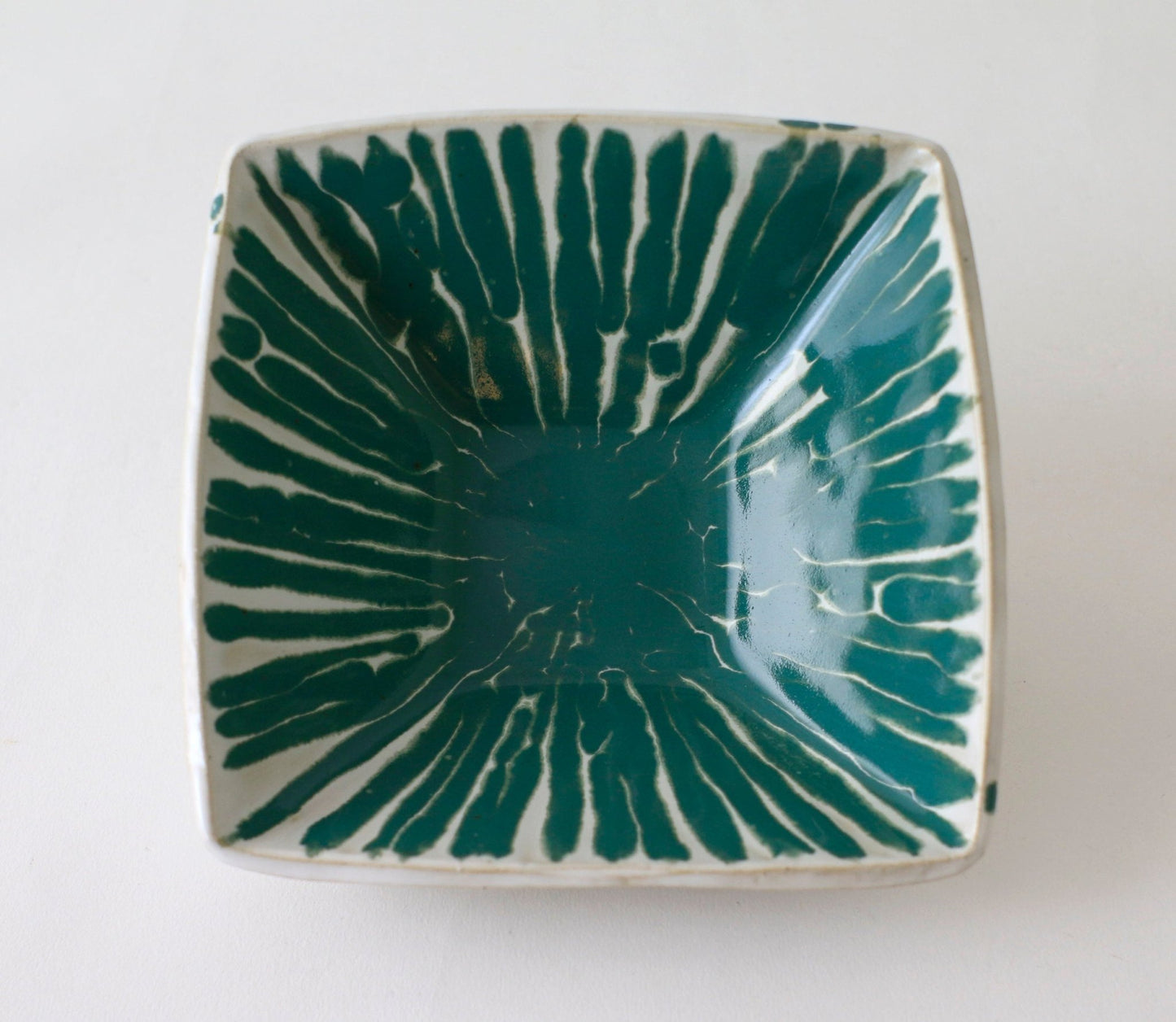 Bowl - Medium/Square | Striped | Forest - Bowls - Square