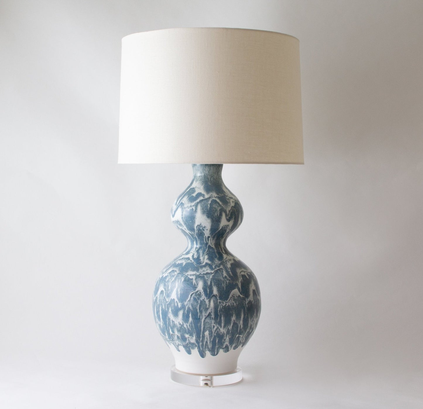 DOUBLE GOURD | Drip Banded | Powder (#6062-M) - Double Gourd