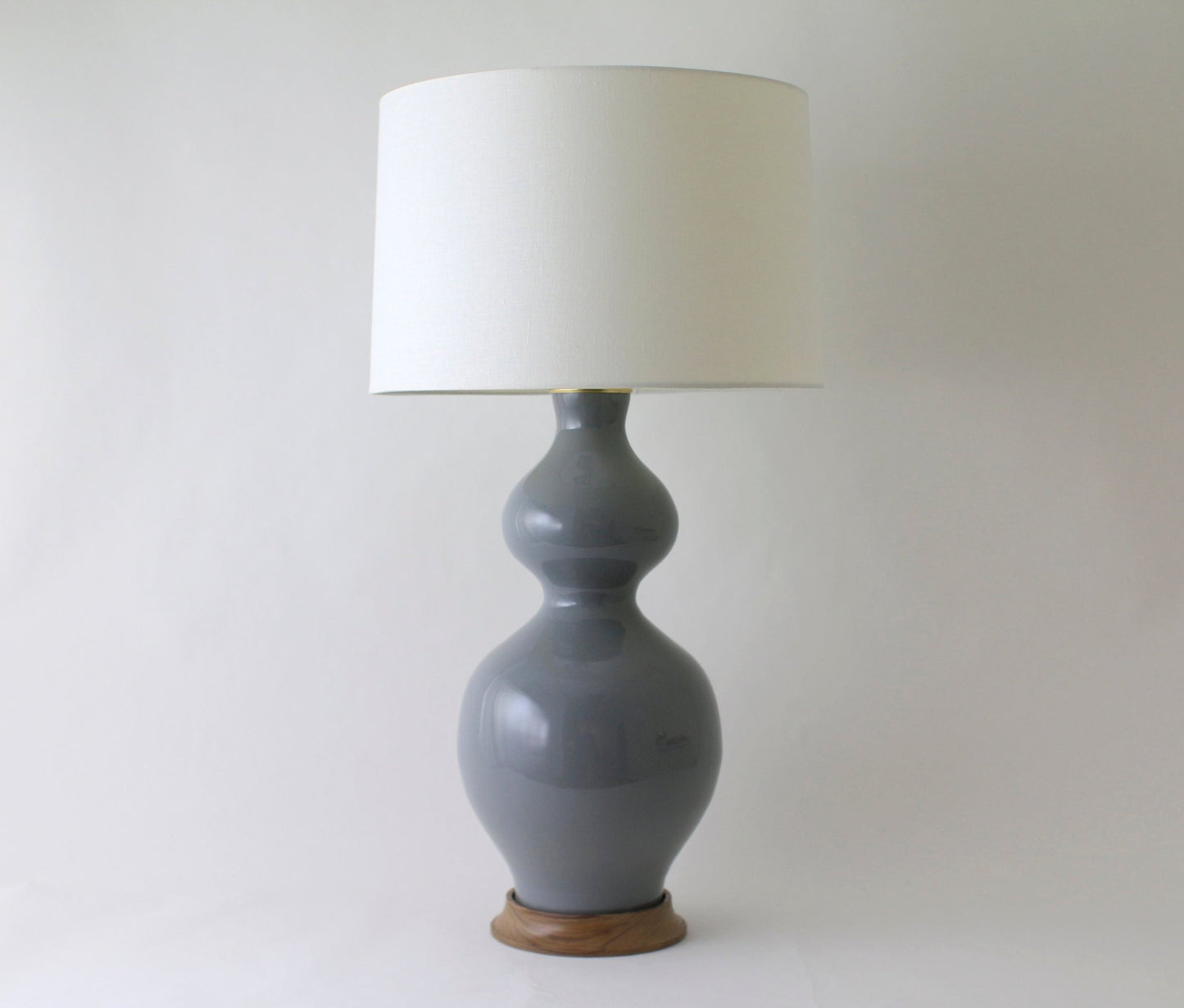 DOUBLE GOURD | Glossy Solid | Grey - Double Gourd