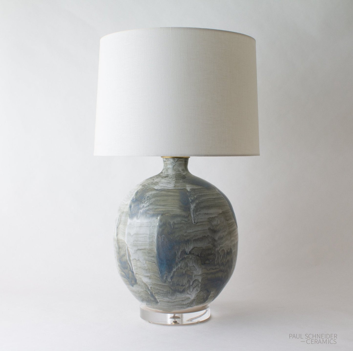 MARFA Round | Drip Brushed | Blue-Grey (#6166-M) - Marfa Round