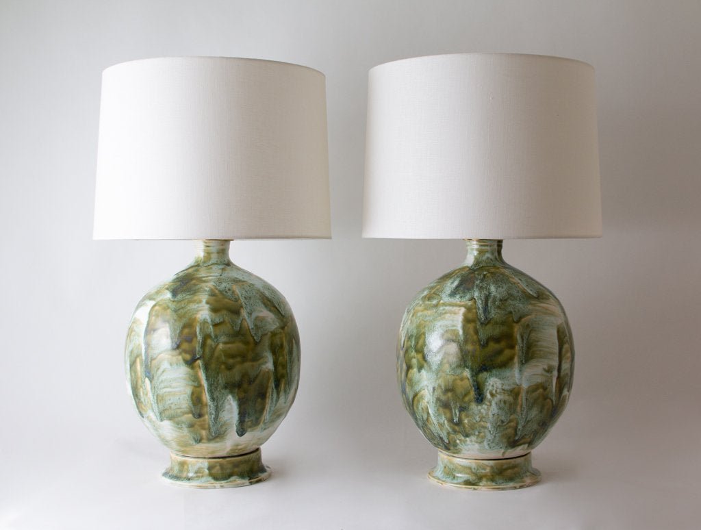 MARFA Round | Drip Brushed | Greens (#6214-M) - Marfa Round