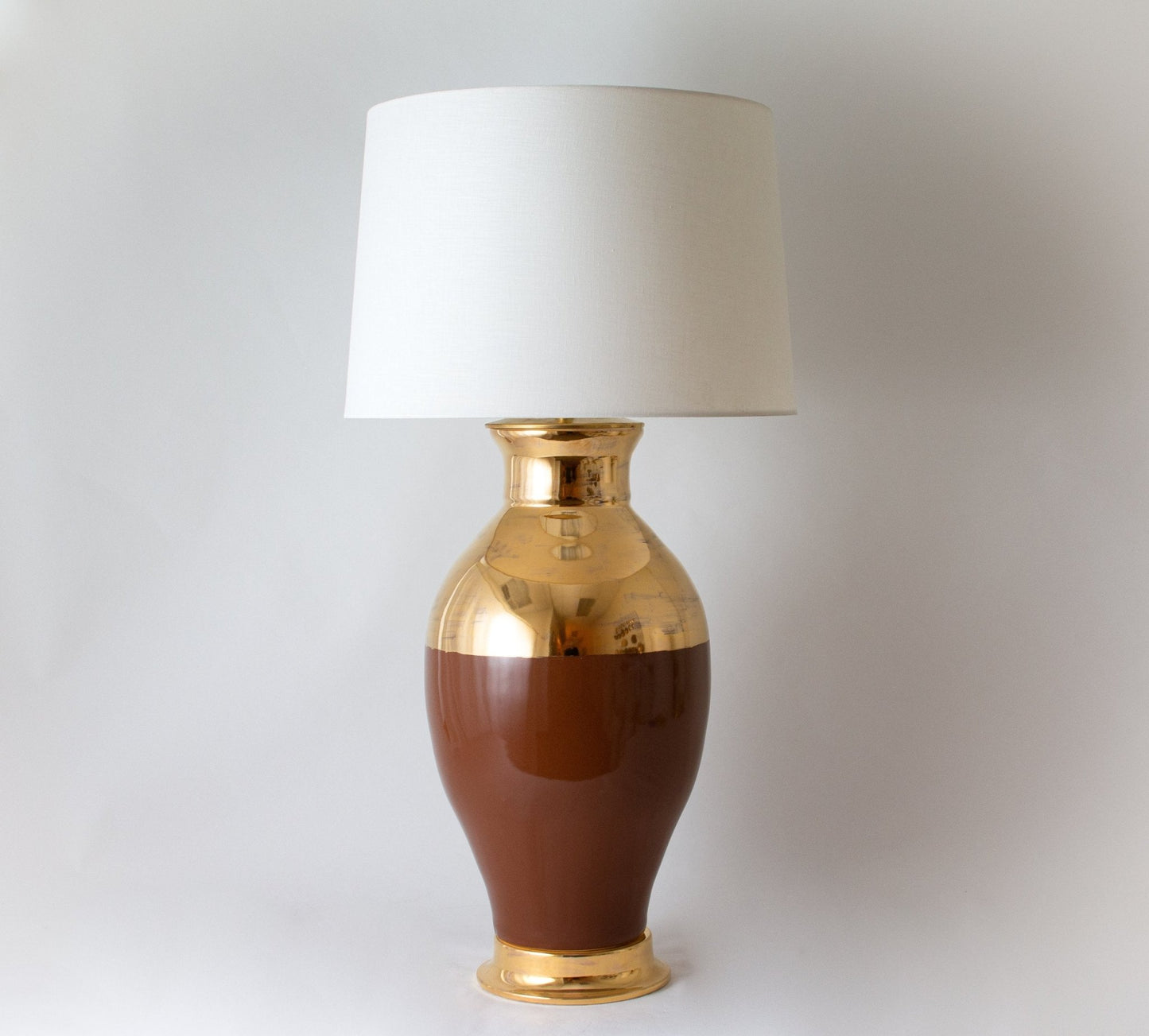 MATAGORDA | Banded | Cocoa + Gold Lustre - Matagorda