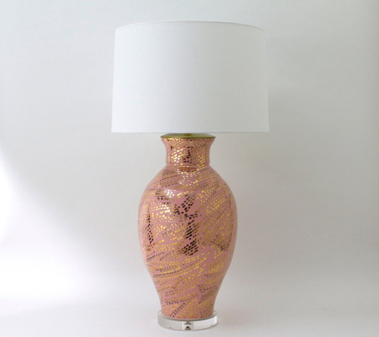 MATAGORDA | Dappled | Powder Pink + Gold Lustre - Matagorda