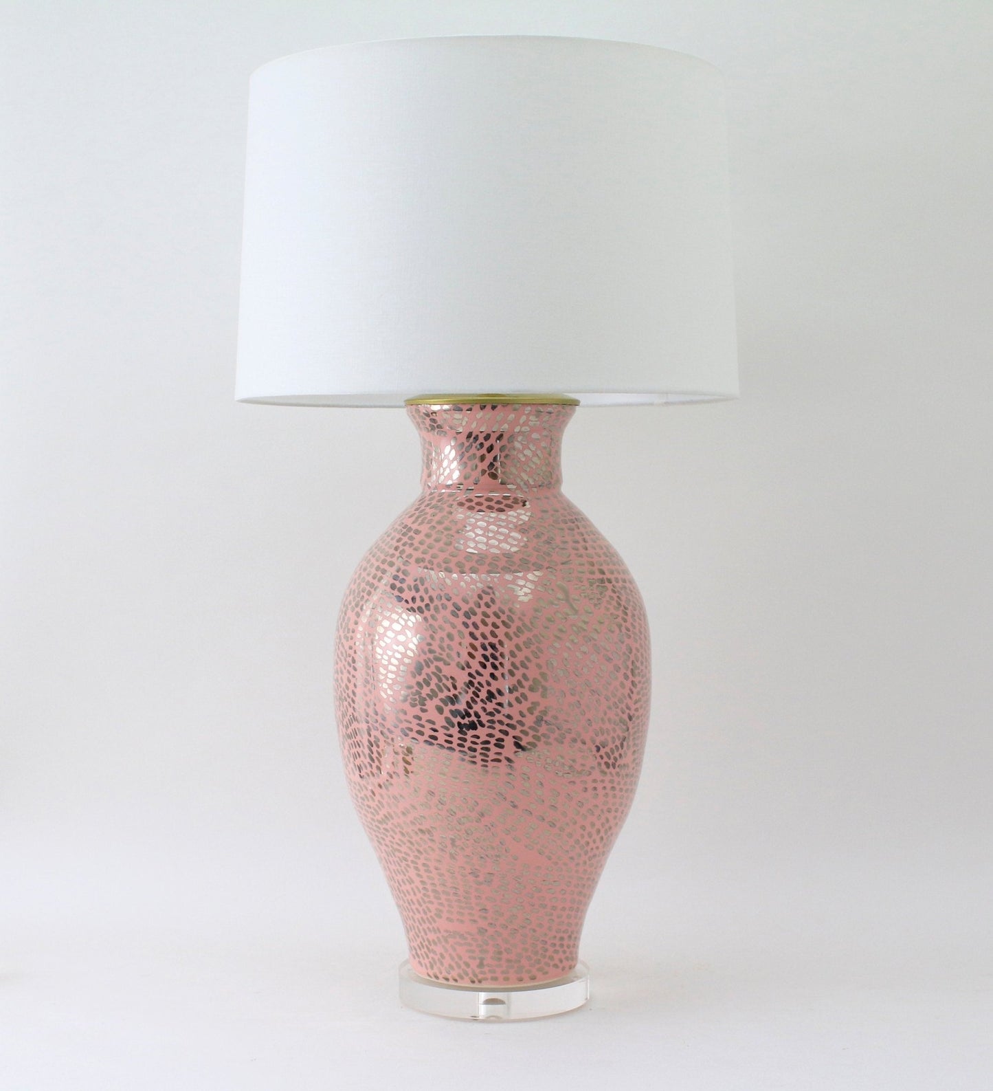 MATAGORDA | Dappled | Powder Pink + Gold Lustre - Matagorda
