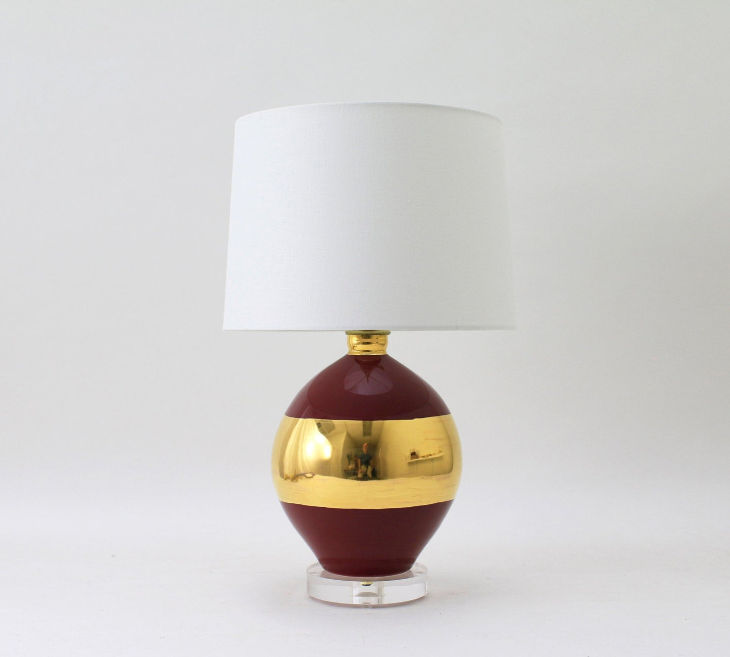 MAYPEARL | Banded | Wine + Gold Lustre - Maypearl