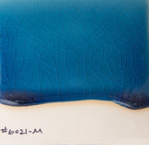 Sample - Drip / #6021-M (Turquoise Crackle) - Sample