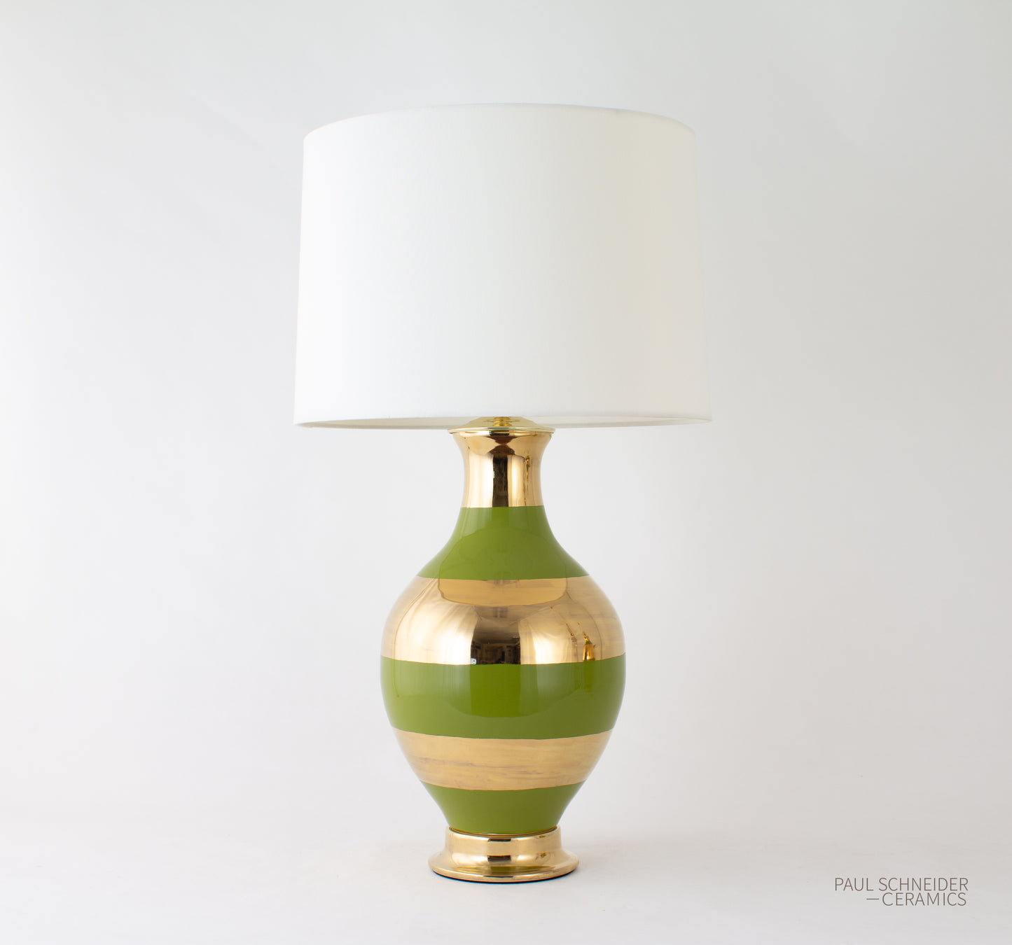 ATHENS | Banded | Olive + Gold Lustre