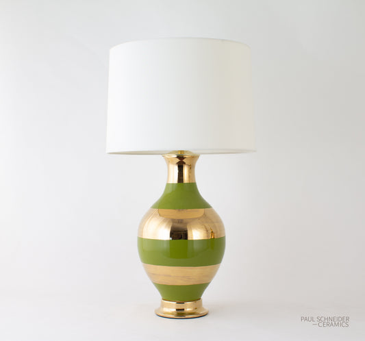 ATHENS | Banded | Olive + Gold Lustre