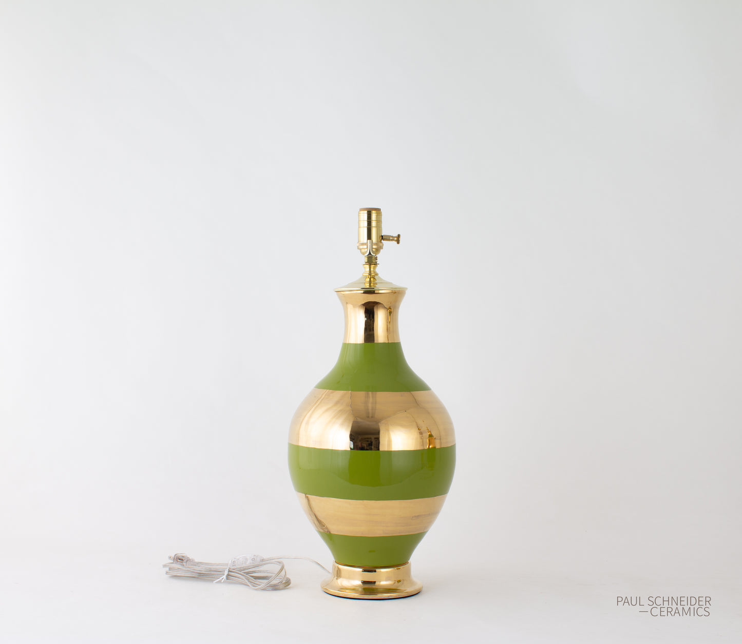 ATHENS | Banded | Olive + Gold Lustre