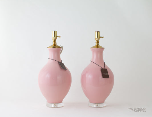 ATHENS | Glossy Solid | Powder Pink (Pair)