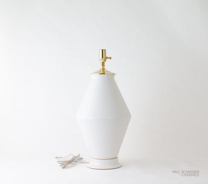 BRINKLEY | Glossy Solid | White