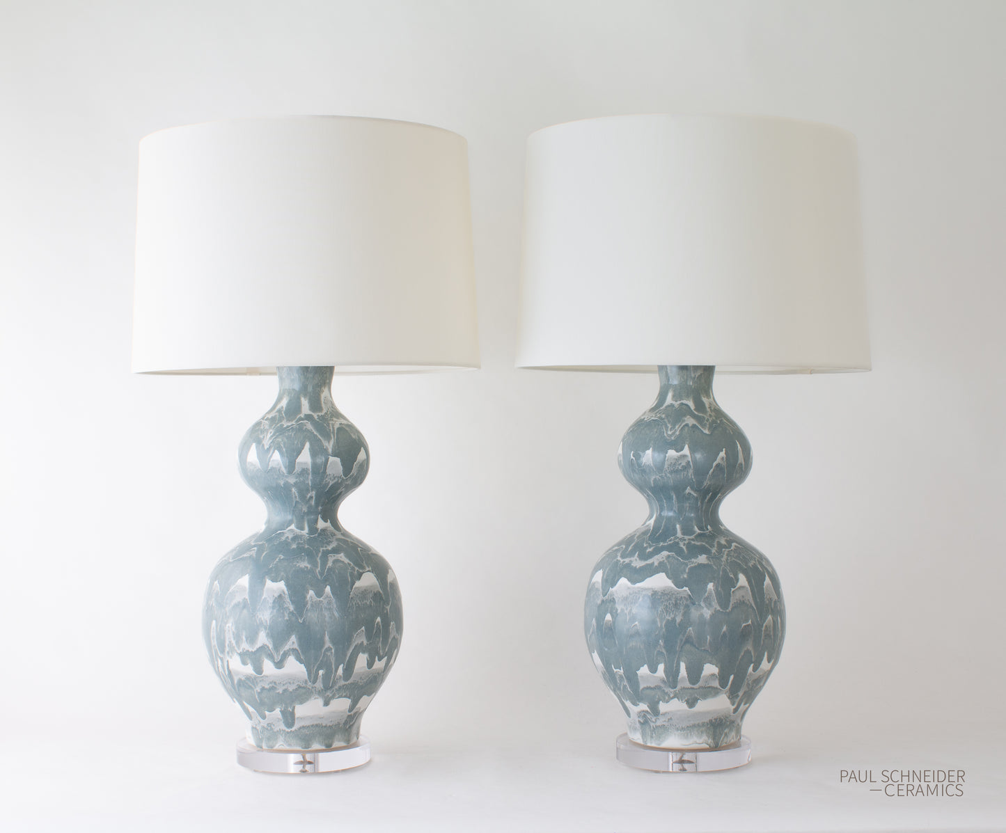 DOUBLE GOURD | Drip Banded | #6168-M Grey