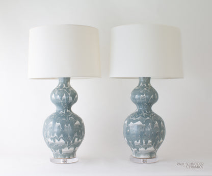 DOUBLE GOURD | Drip Banded | #6168-M Grey