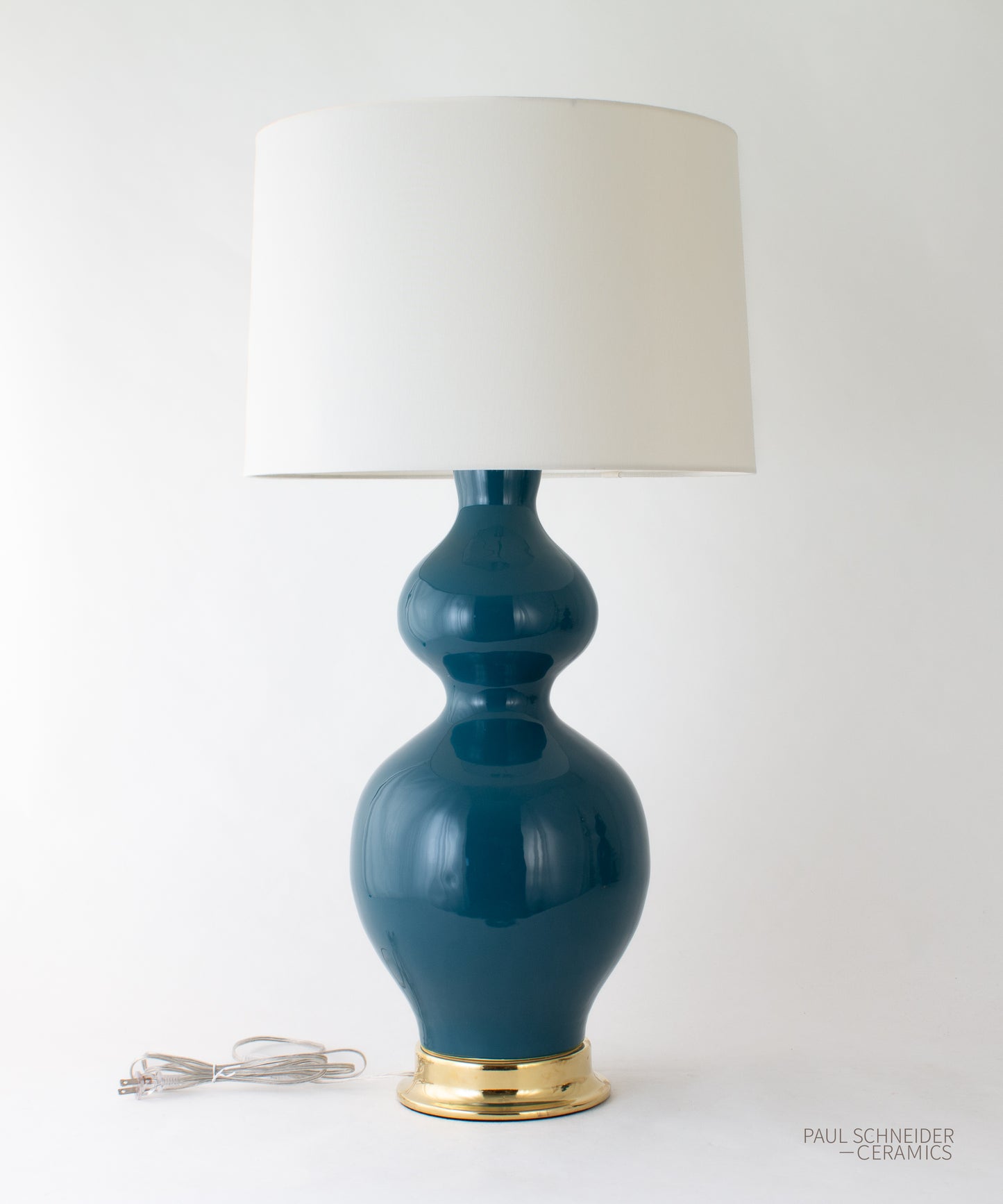 DOUBLE GOURD | Glossy Solid | #1087-L Teal