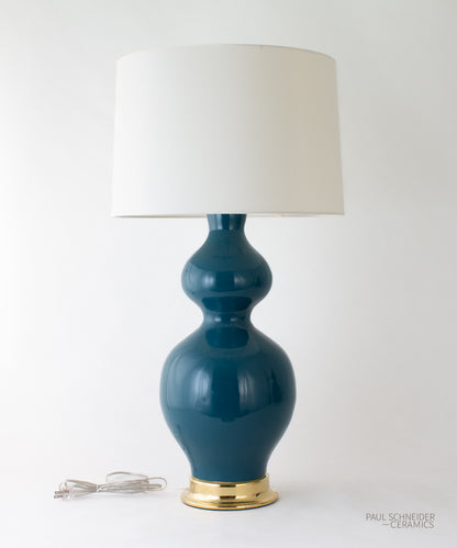 DOUBLE GOURD | Glossy Solid | #1087-L Teal