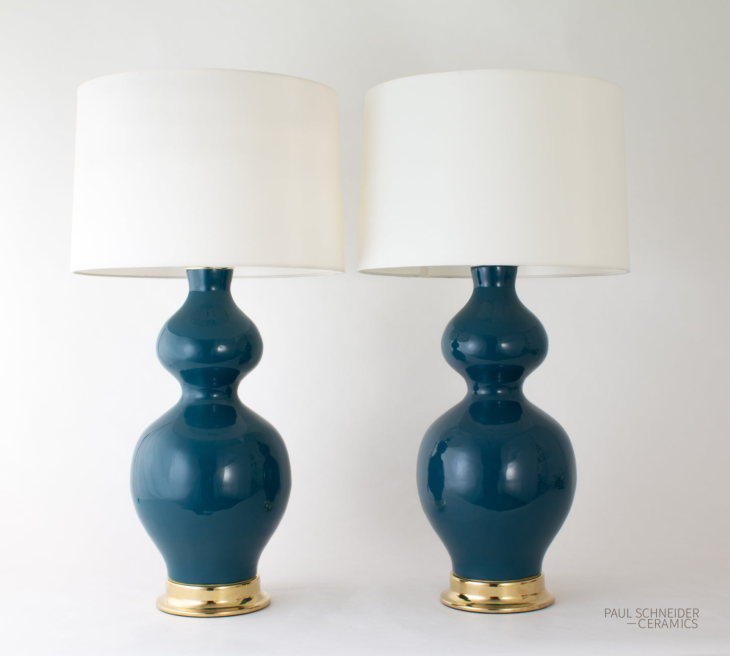 DOUBLE GOURD | Glossy Solid | #1087-L Teal