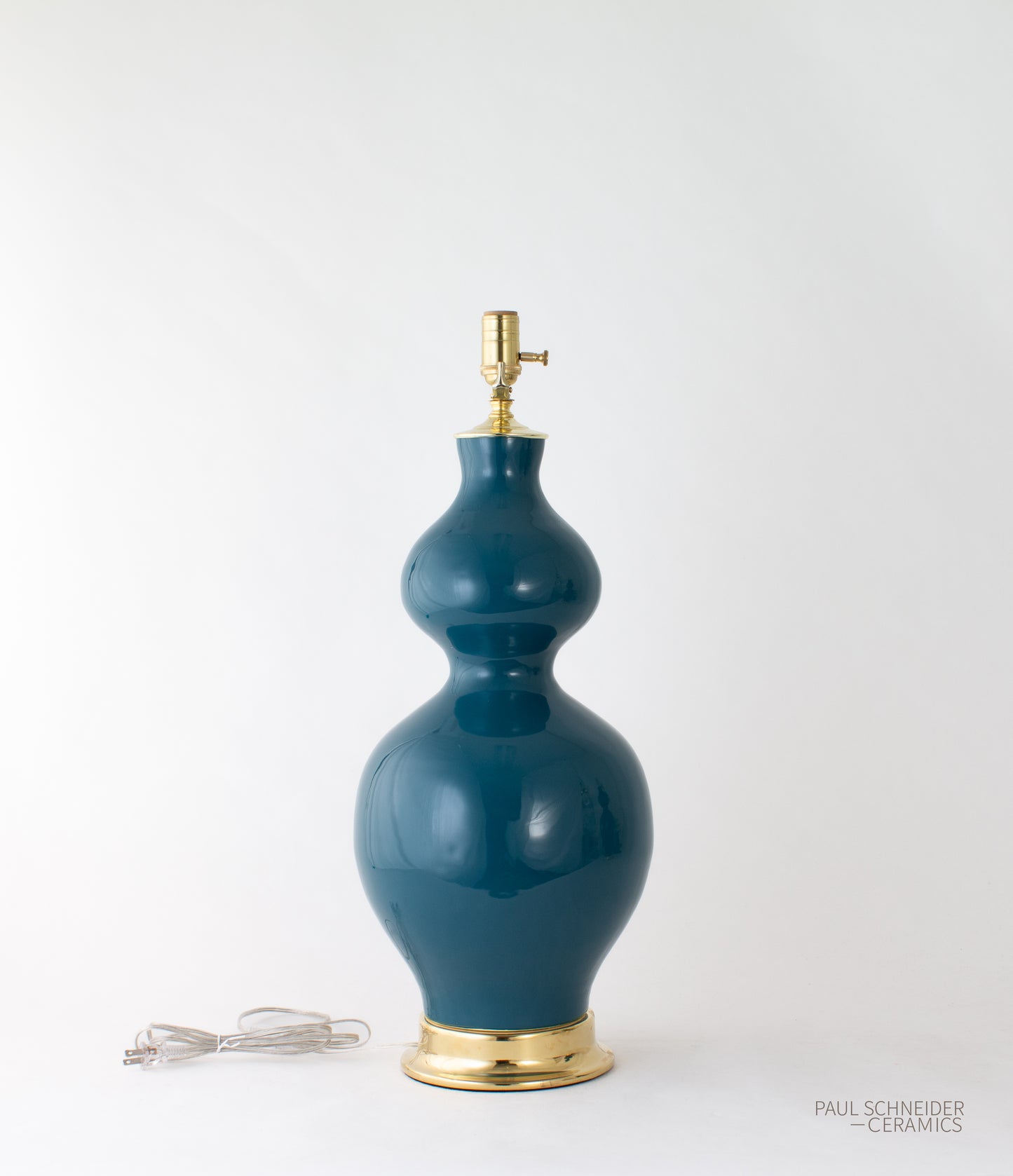 DOUBLE GOURD | Glossy Solid | #1087-L Teal
