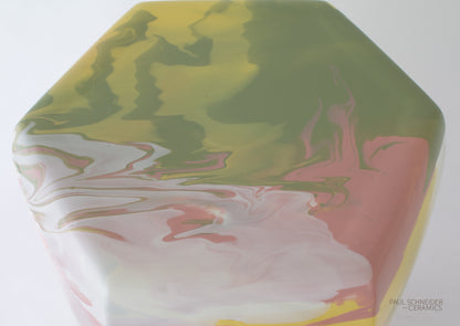 Hexagonal | Geode | Ivory+Sage+1568+1561