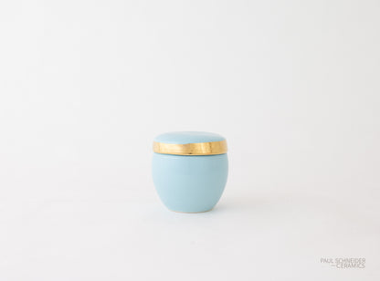 Jar | Jar #2 - Sky Blue + Gold Luster