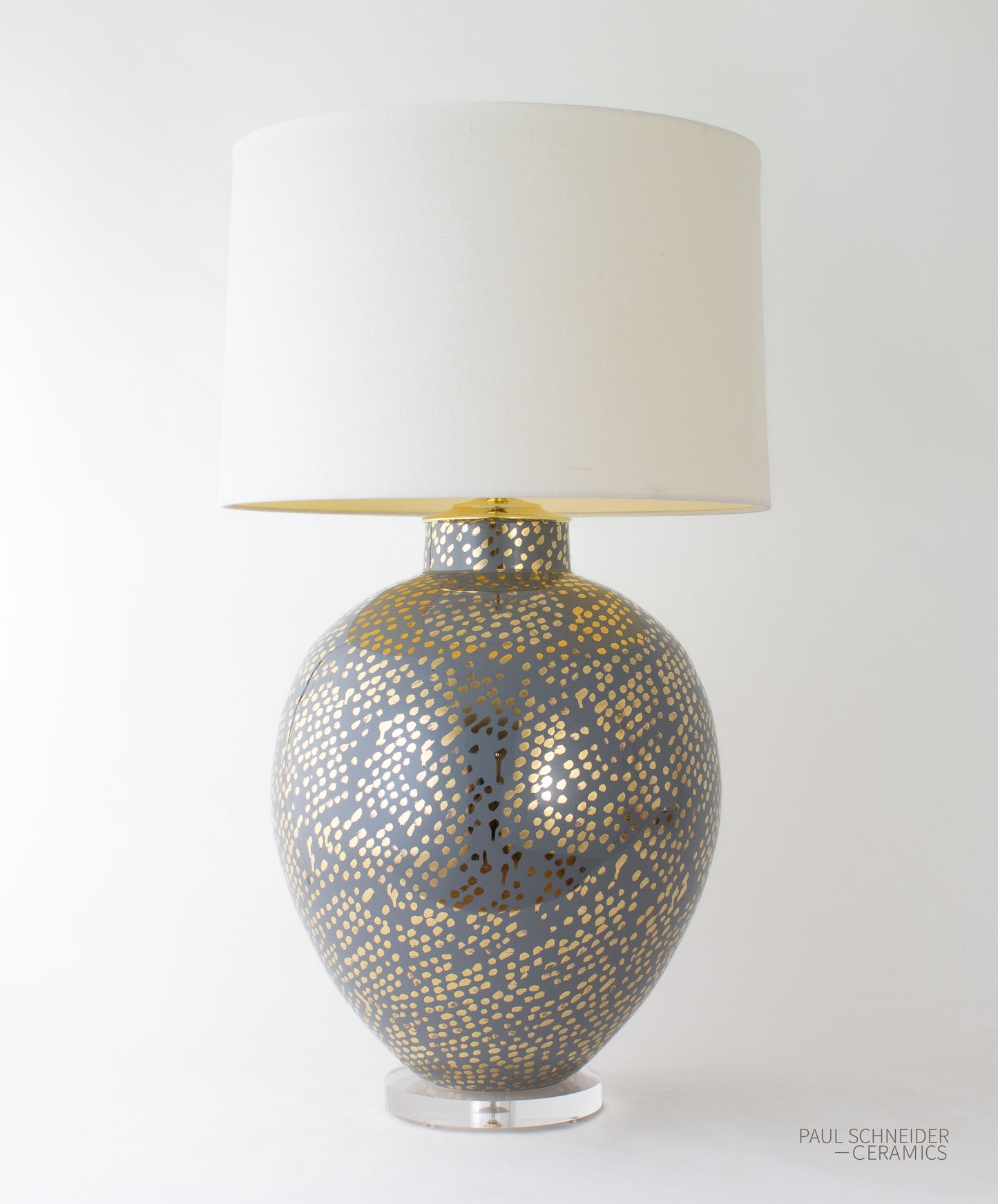 VALENTINE LARGE | Dappled | Grey + Gold