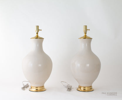 ATHENS Large | Crackle | Ivory
