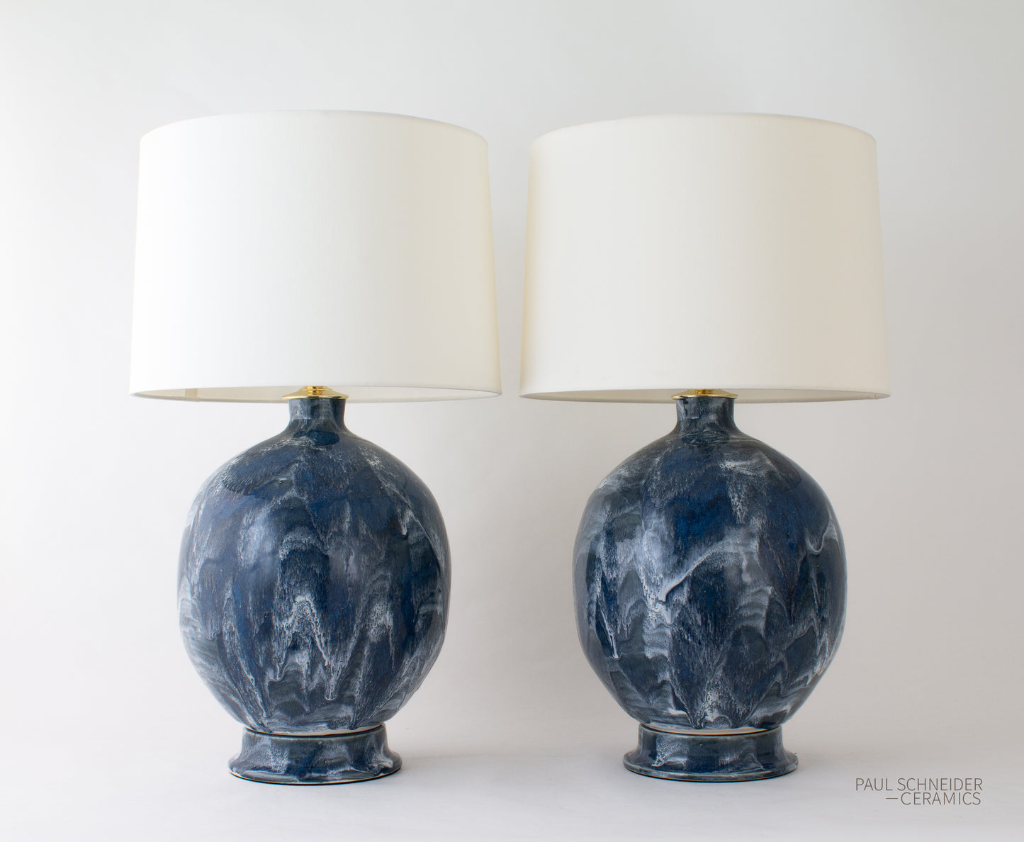 MARFA Round | Drip Brushed | Navy