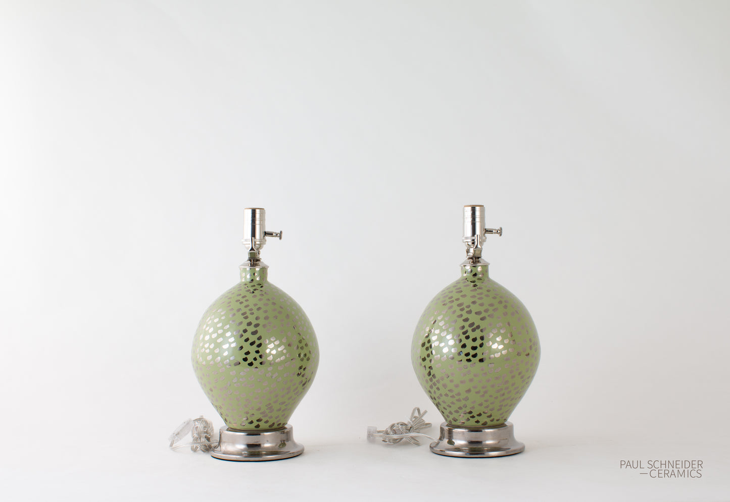 MAYPEARL | Dappled | Sage + Platinum Lustre