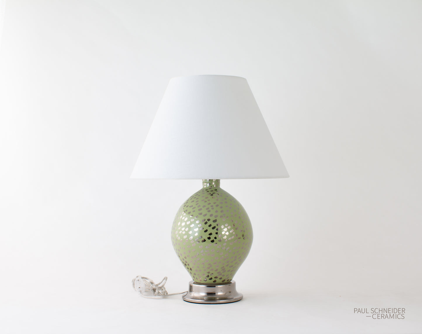 MAYPEARL | Dappled | Sage + Platinum Lustre