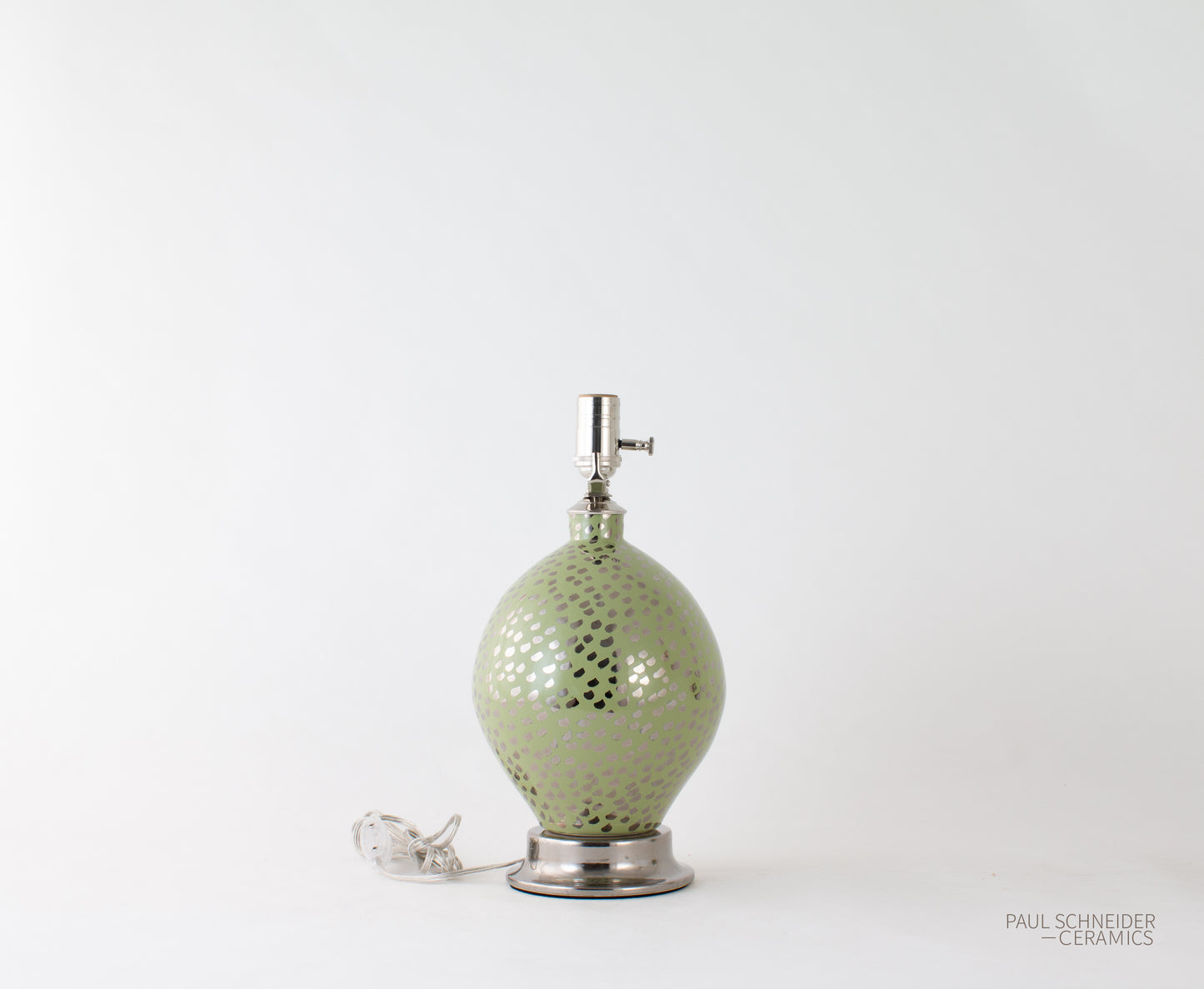 MAYPEARL | Dappled | Sage + Platinum Lustre