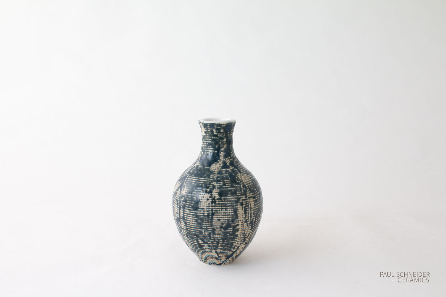 Vase | Athens - Mini | Thatched | Navy