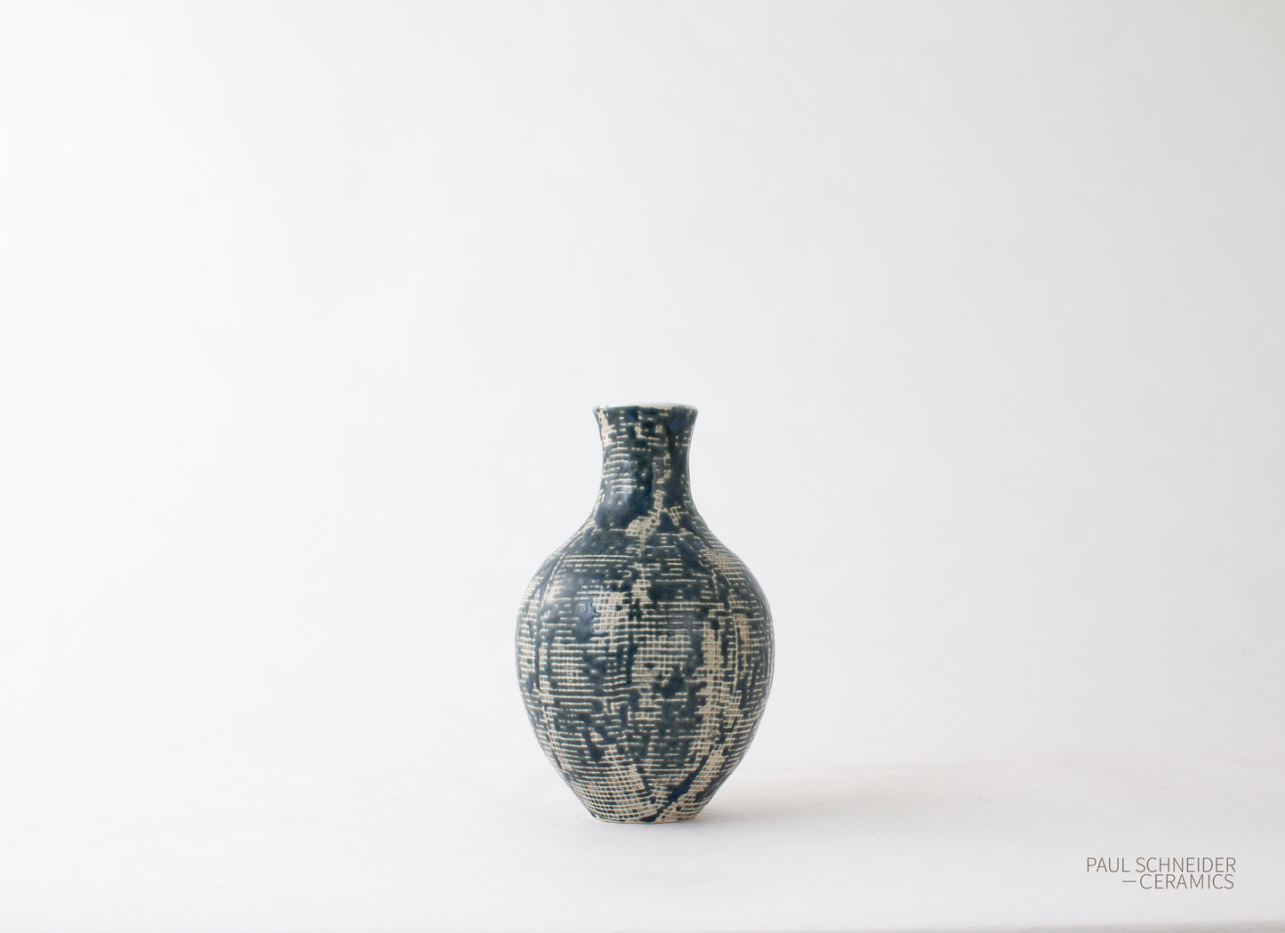 Vase | Athens - Mini | Thatched | Navy