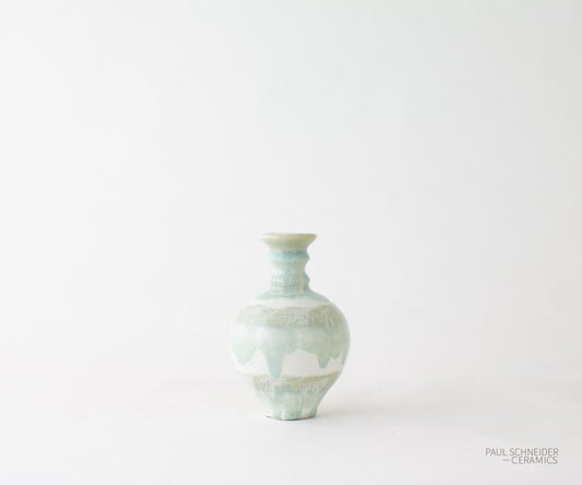 Vase | Hico - Mini | Drip Banded | Celadon