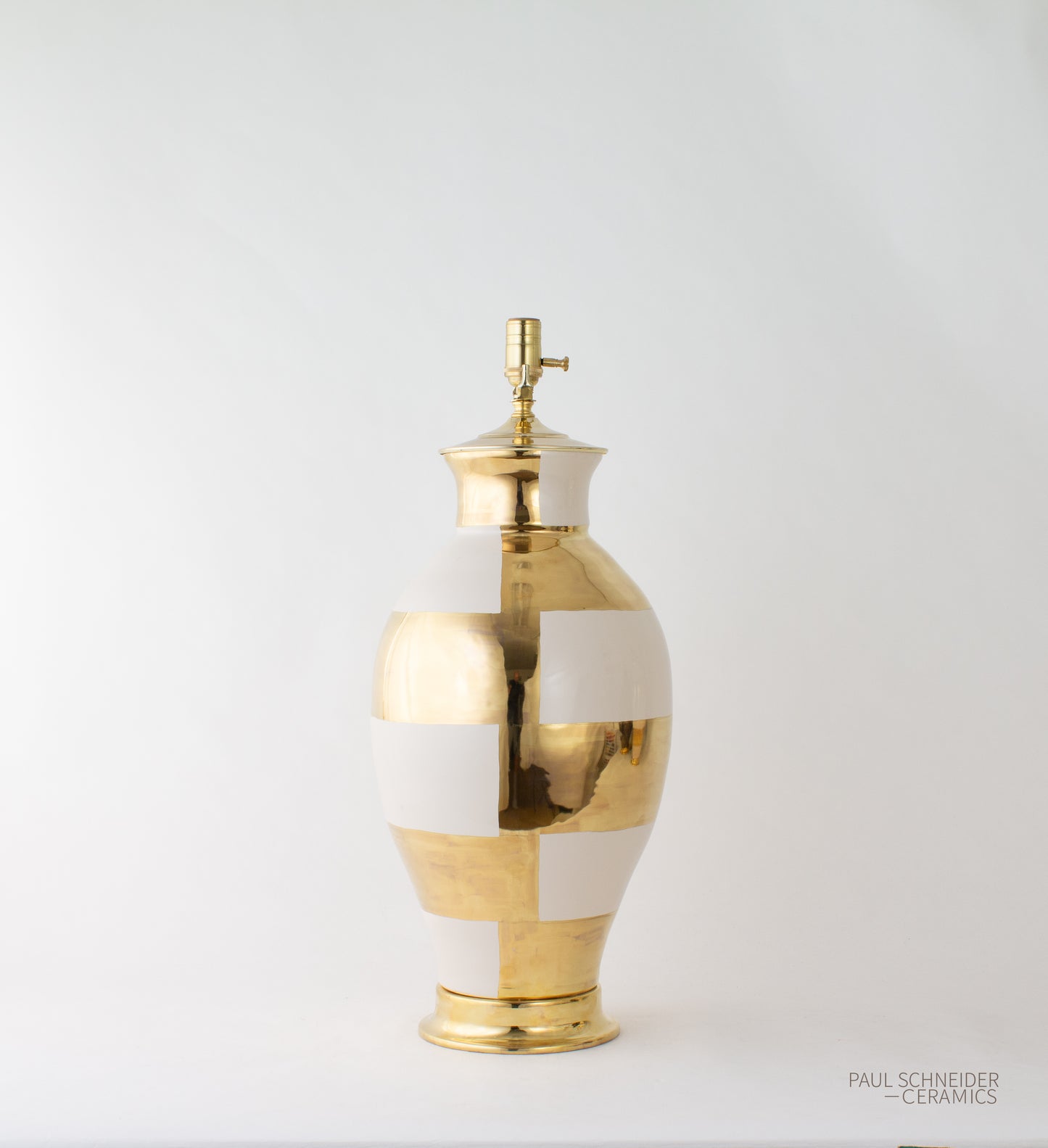 MATAGORDA | Concentric Banded | Linen + Gold Lustre