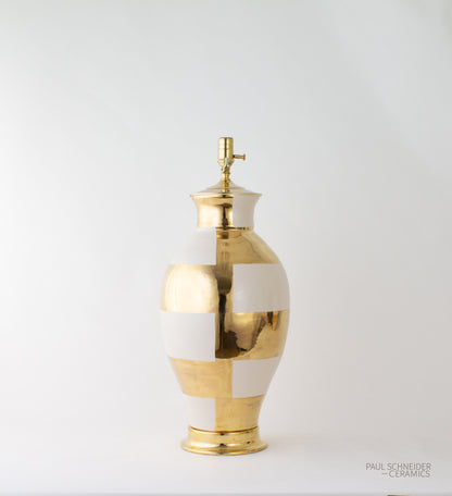MATAGORDA | Concentric Banded | Linen + Gold Lustre