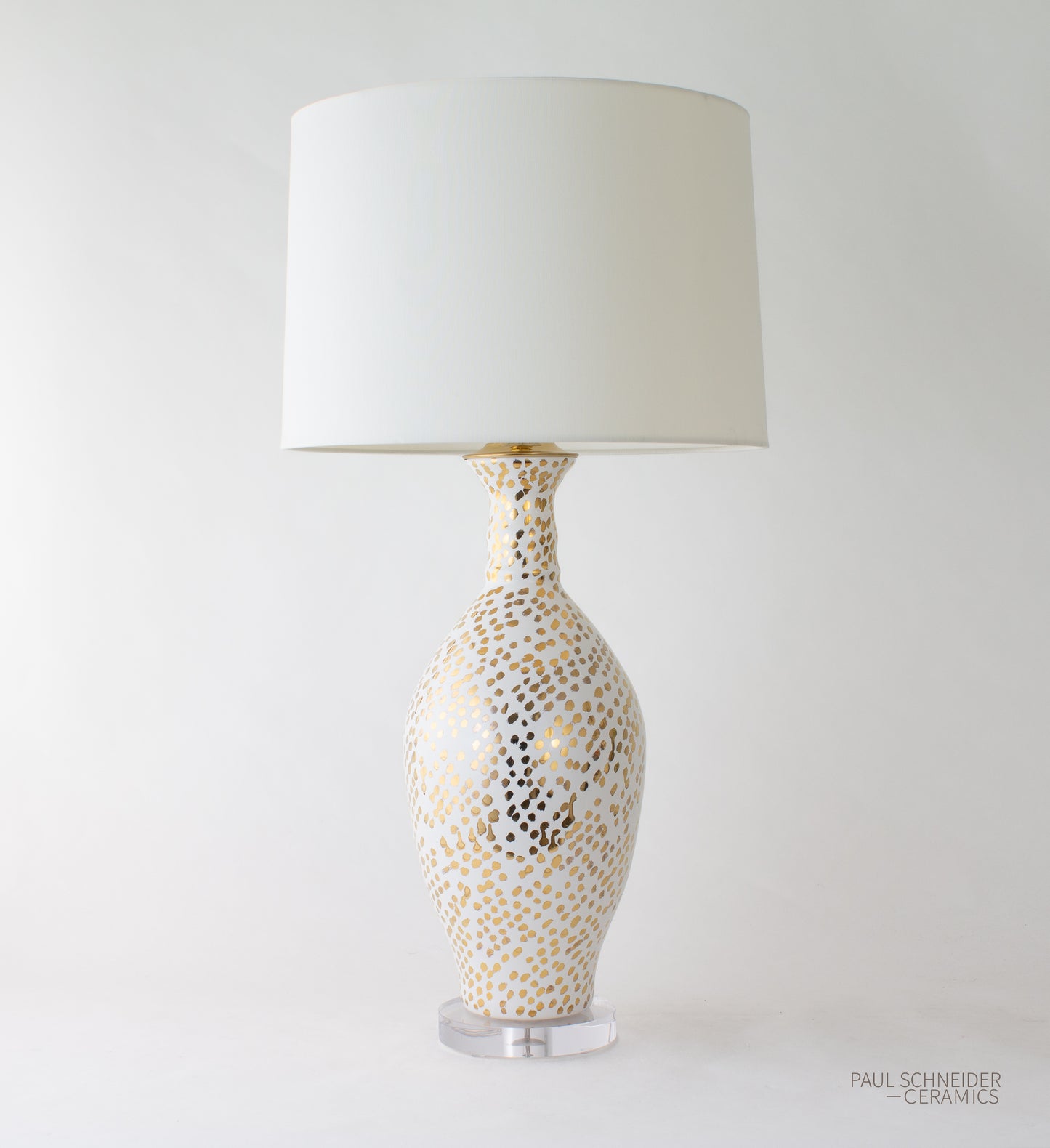 ALPINE | Dappled | White + Gold Lustre