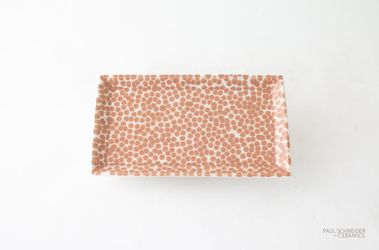 Tray - Rectangle | Dappled | Coral