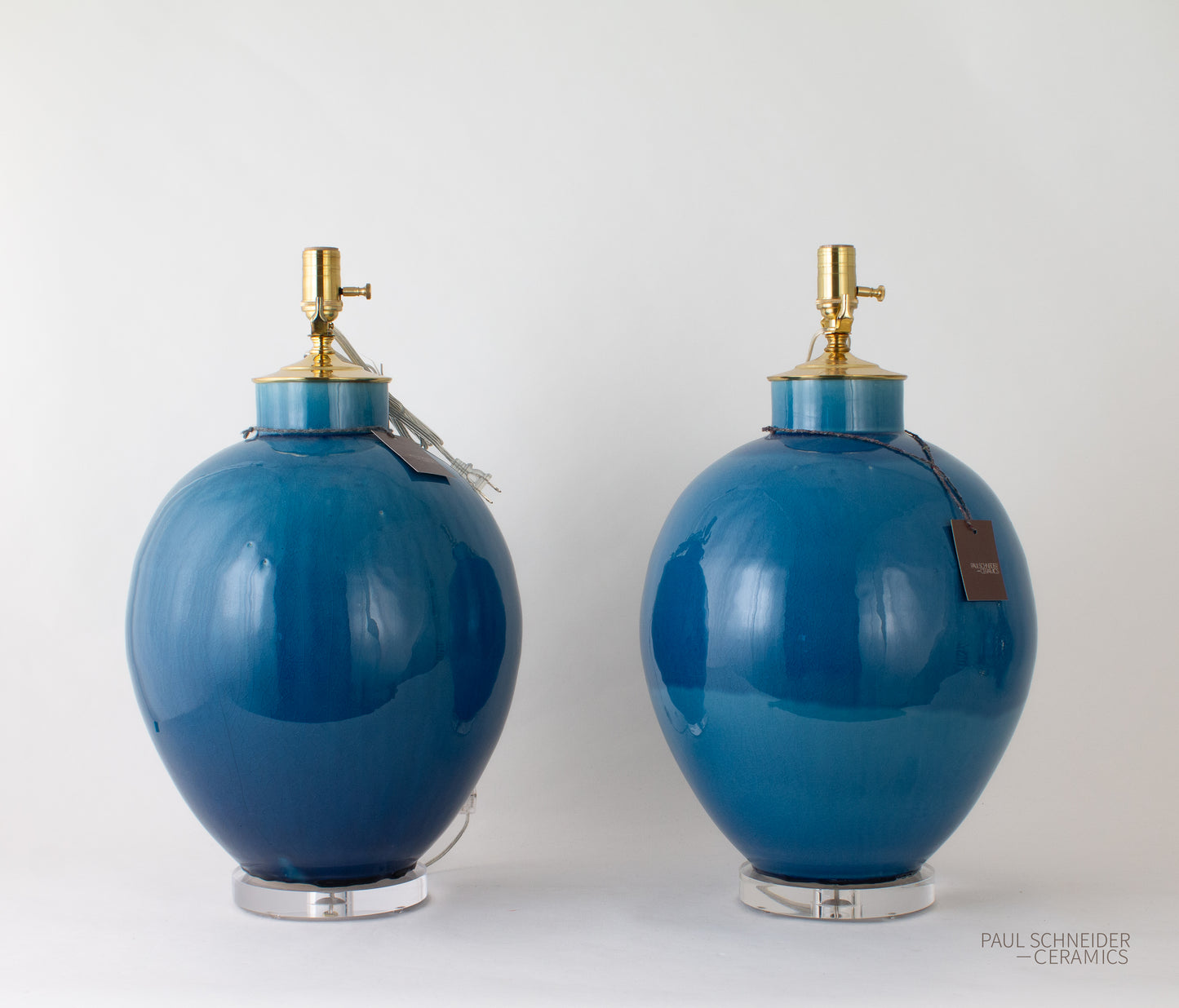 VALENTINE | Crackle | Turquoise (Pair)
