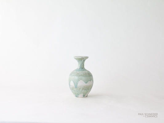 Vase | Sherman - Mini | Drip Banded | Celadon